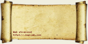 Danica Peruničić vizit kartica